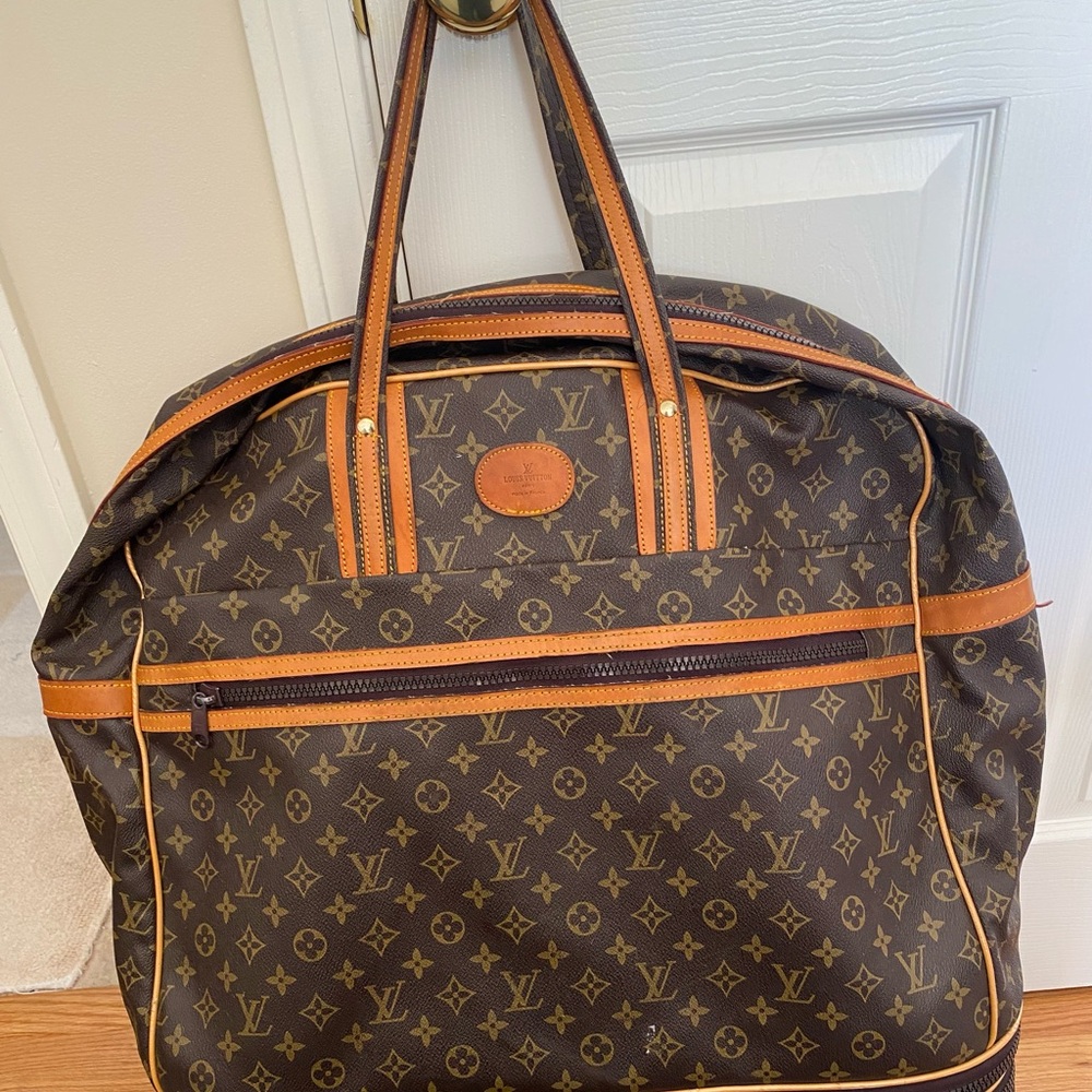 Louis Vuitton Dark Brown Monogram Travel Bag